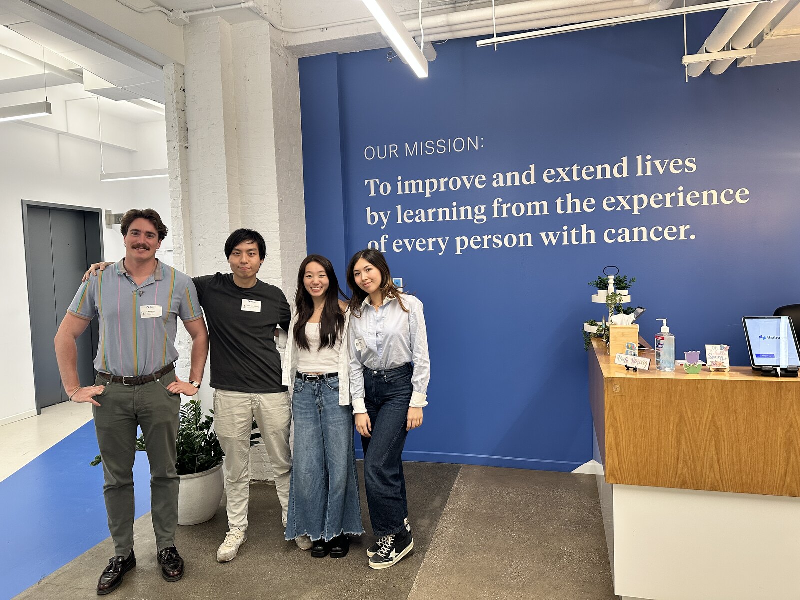 The Credal team visiting a mission-driven healthcare company