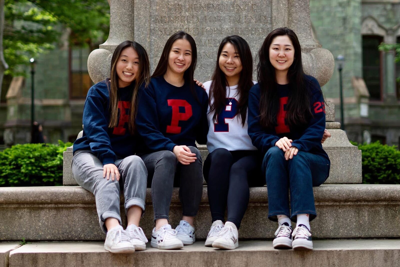 Jess and friends together at Penn